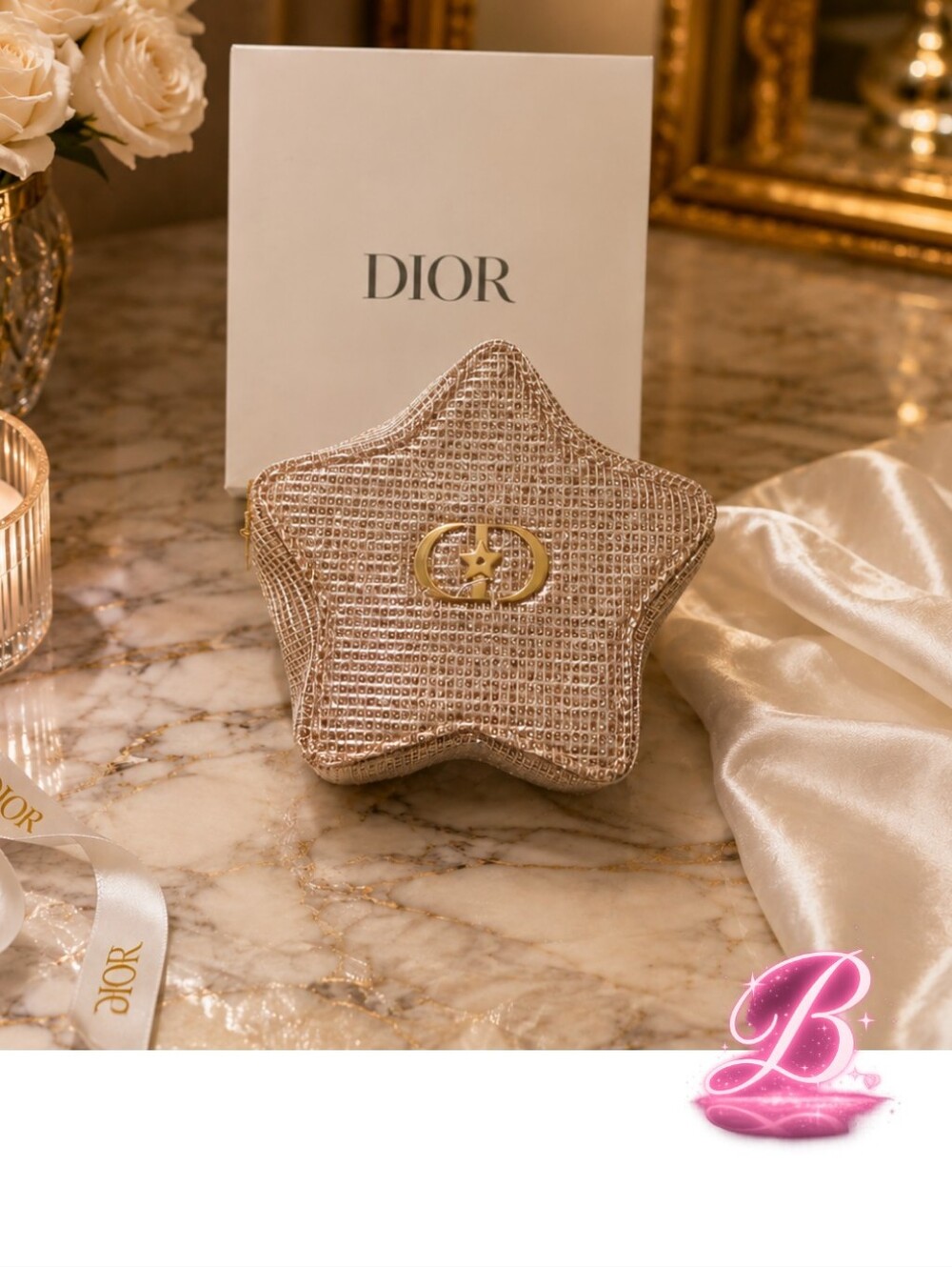 DIOR Limited Edition Star shaped Pouch - NWT